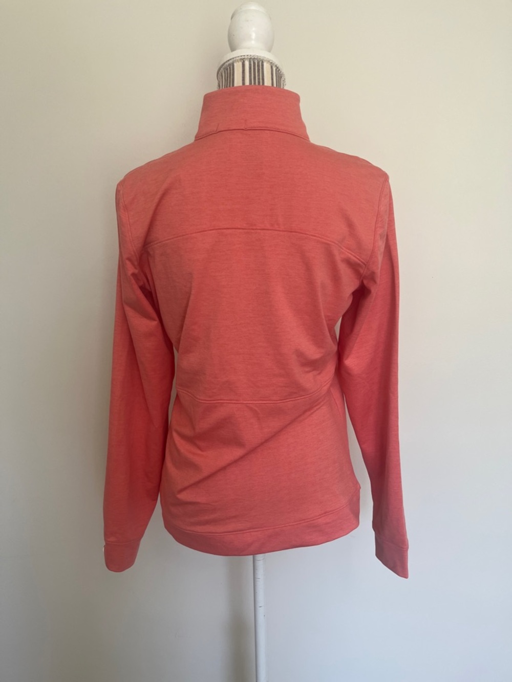 Puma - Coral Pink Quarter-Zip Pullover Hoodie - Picture 4 of 7